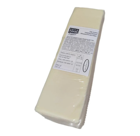 Моцарелла Terra Food Expert 45% брус, 2 кг Моцарелла Terra Food Expert 45% брус, 2 кг
